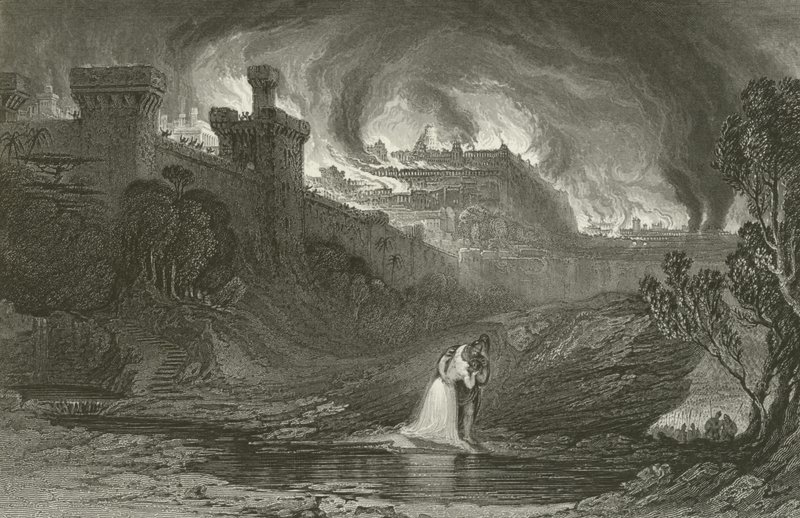 Die Zerstörung Jerusalems von John Martin