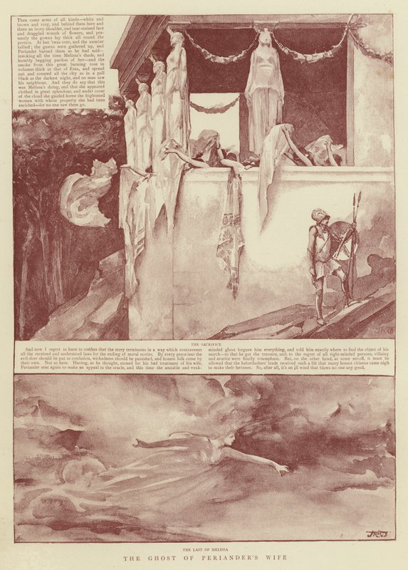 Der Geist von Perianders Frau von John Reinhard Weguelin