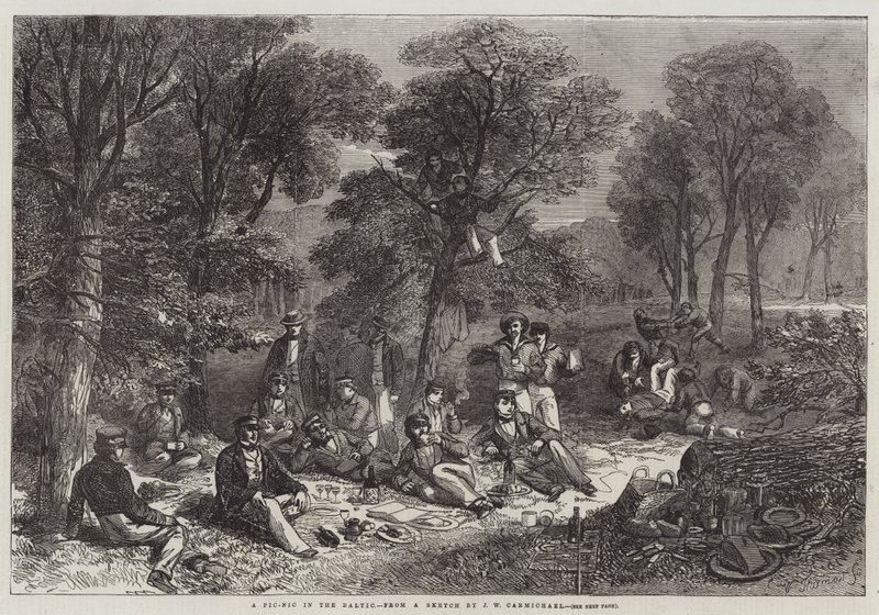 Ein Picknick in der Ostsee von John Wilson Carmichael