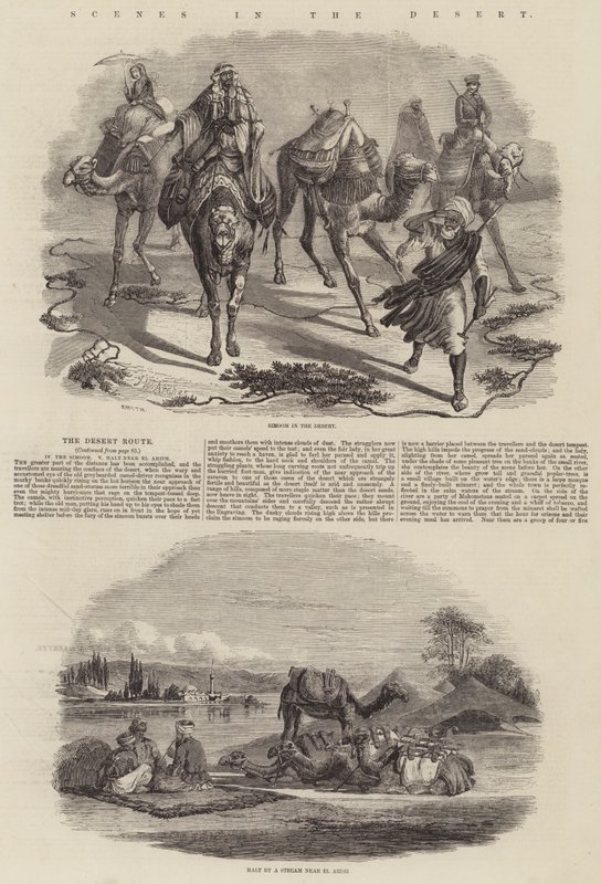 Szenen in der Wüste von John Wykeham Archer