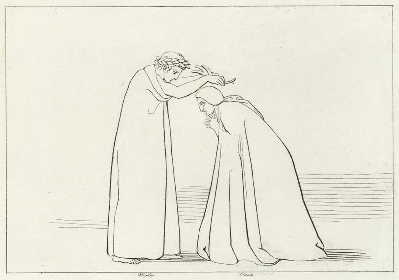 Demut, Fegefeuer, Gesang 1 (Gravur) von John (after) Flaxman