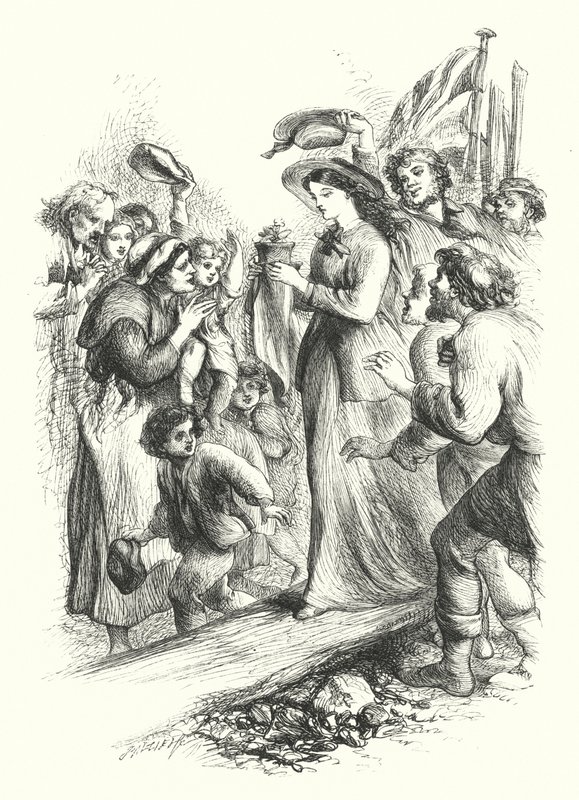 Die Landung der Primrose von John (after) Gilbert