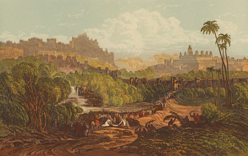 Einzug Christi in Jerusalem von John (after) Martin