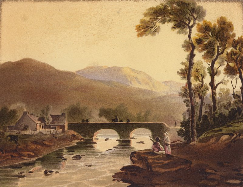 Beddgelert-Brücke von John (after) Varley