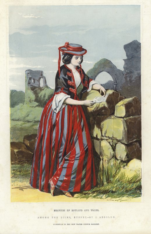 Unter den Ruinen, Sussex von John Absolon