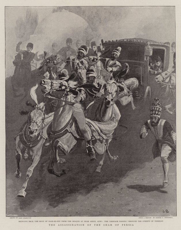 Die Ermordung des Schahs von Persien von John Charlton