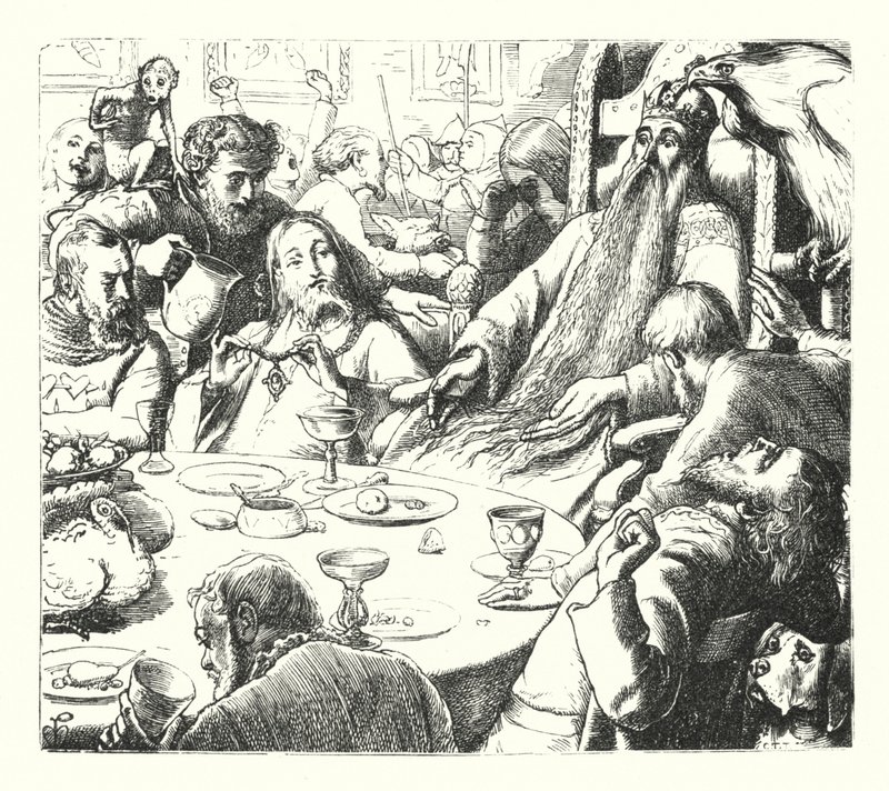 Der Tagtraum von John Everett (after) Millais