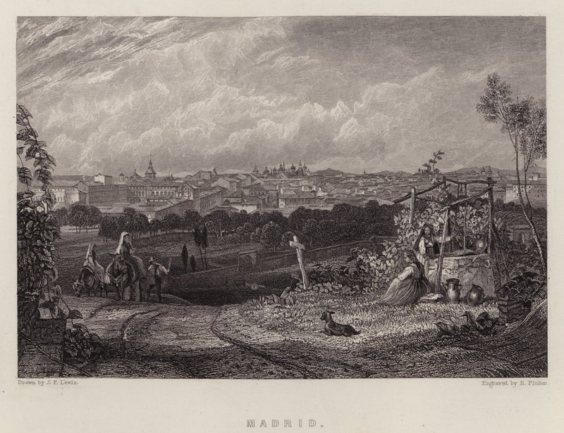 Madrid von John Frederick (after) Lewis