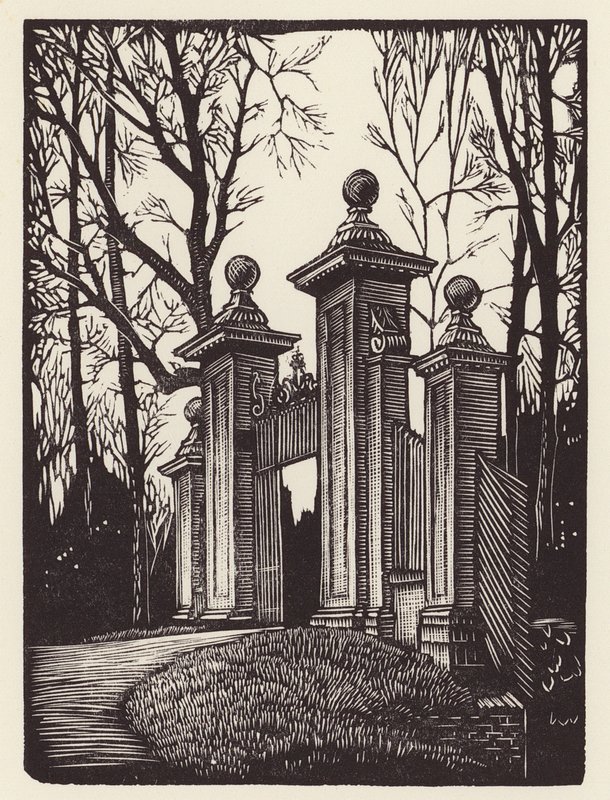 Cambridge: Clare Gates von John Frederick Greenwood