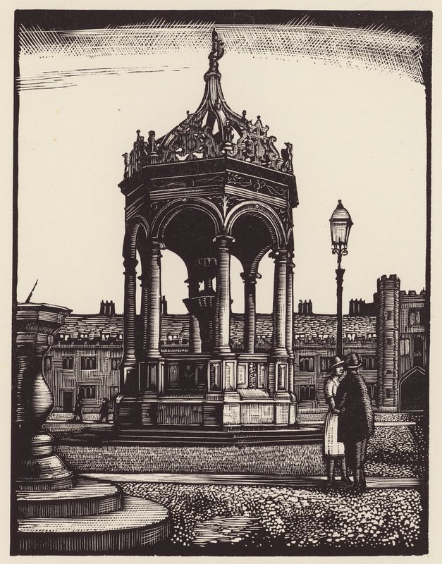 Cambridge: Trinity Brunnen von John Frederick Greenwood