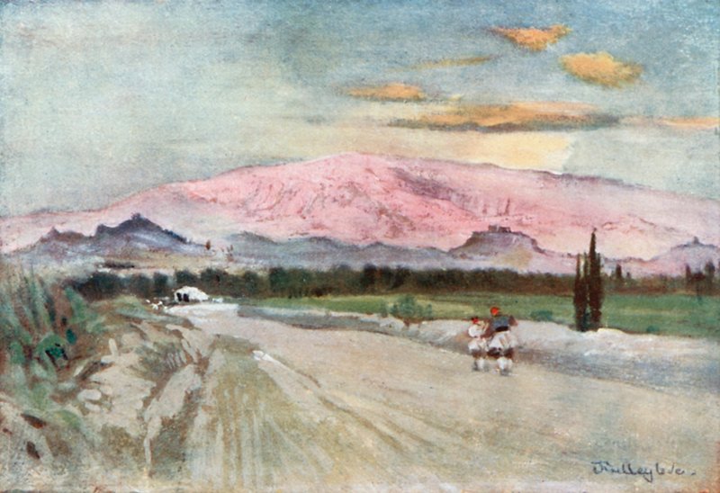 Athen von der Straße nach Eleusis von John Fulleylove