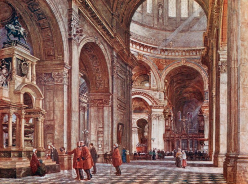 Innenansicht der St. Paul