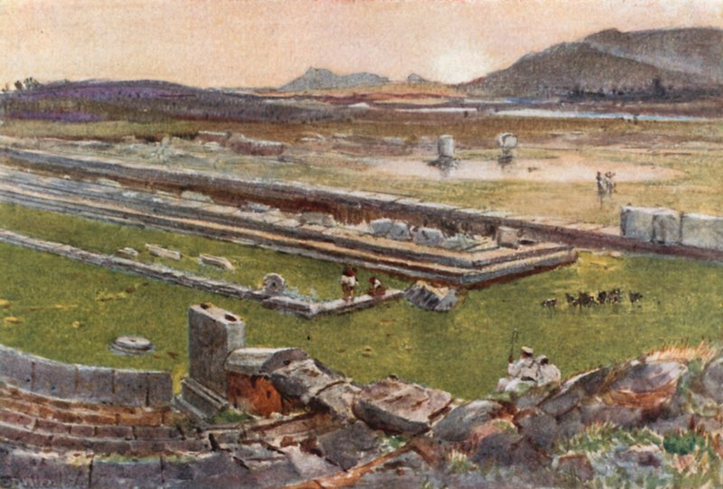 Megalopolis in Arkadien von John Fulleylove