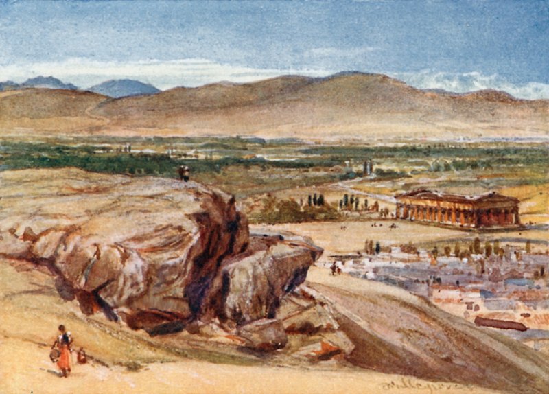 Der Areopag und das Theseion von John Fulleylove