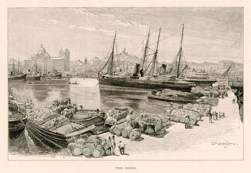 Die Docks von John Fulleylove