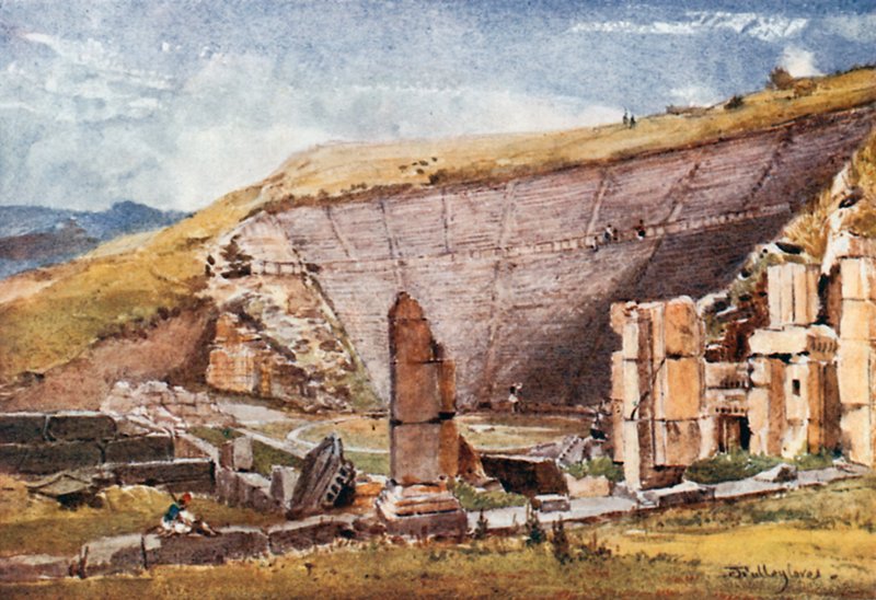 Das Theater von Epidaurus von John Fulleylove