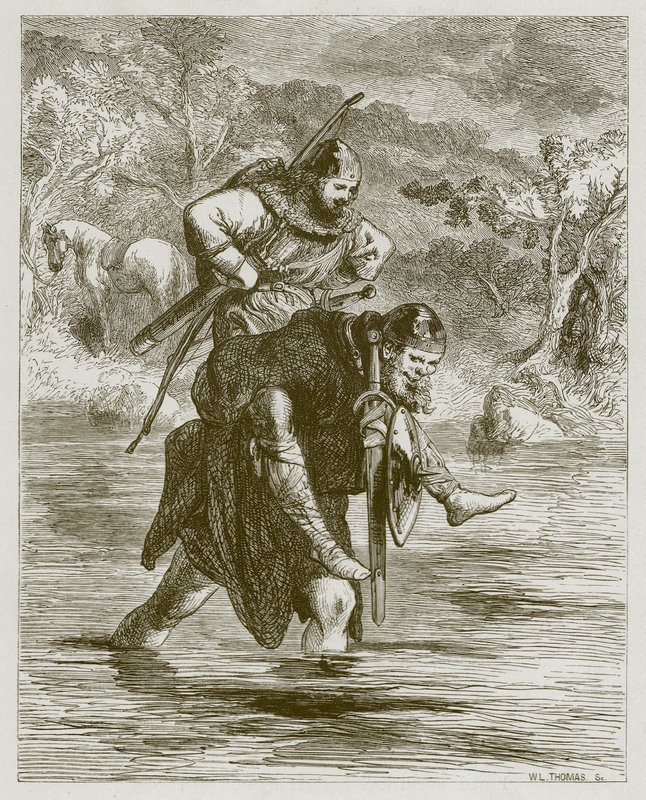 Robin Hood und der Curtall Fryer von John Gilbert