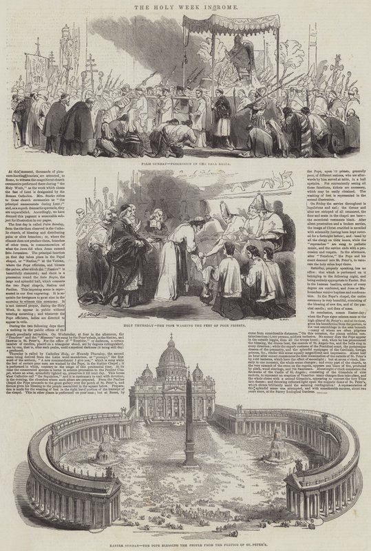 Die Karwoche in Rom von John Gilbert