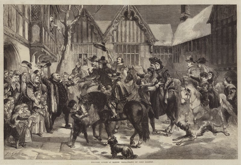 Willkommene Gäste in Mardon Hall von John Gilbert