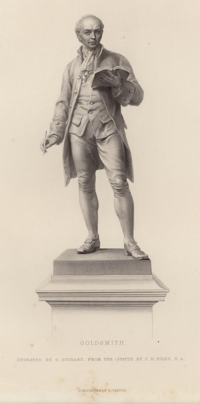 Statue von Oliver Goldsmith von John Henry Foley