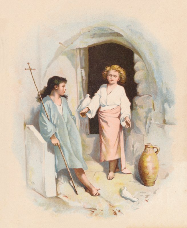 Christus und St. Johannes von John Lawson