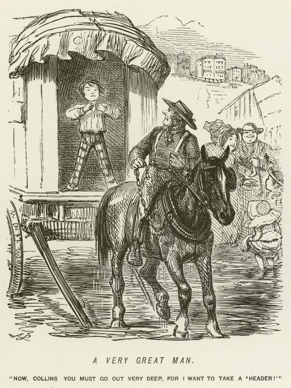 Ein sehr großer Mann von John Leech