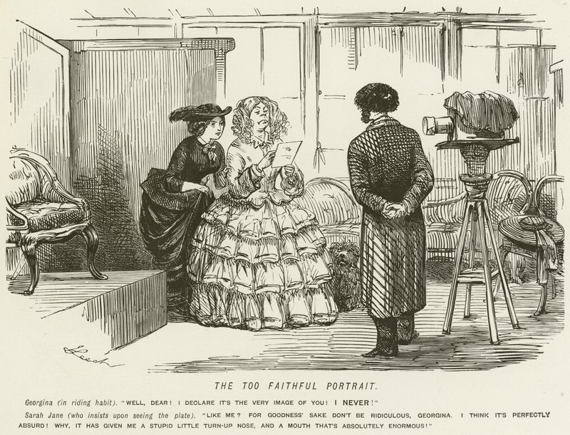 Das zu treue Porträt von John Leech