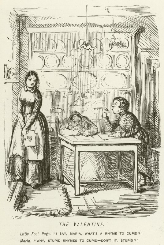 Der Valentinstag von John Leech