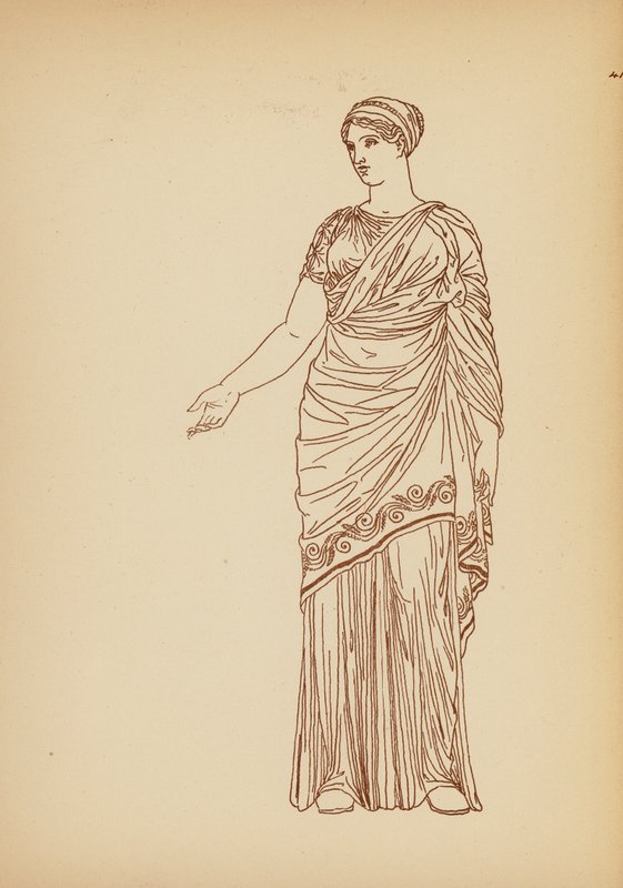 Antikes griechisches Frauenkostüm von John Moyr Smith