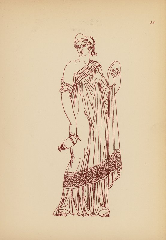 Antikes griechisches Frauenkostüm von John Moyr Smith