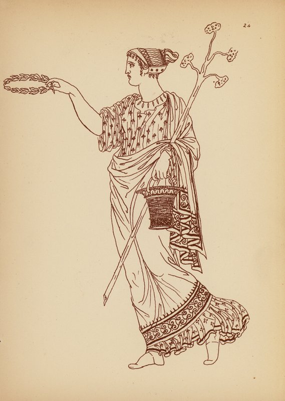Antikes griechisches Frauenkostüm von John Moyr Smith
