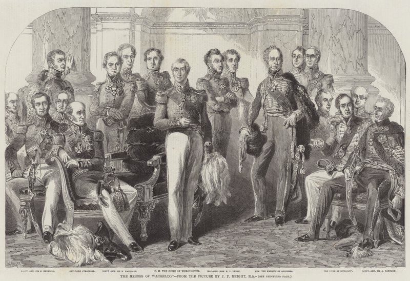 Die Helden von Waterloo von John Prescott Knight