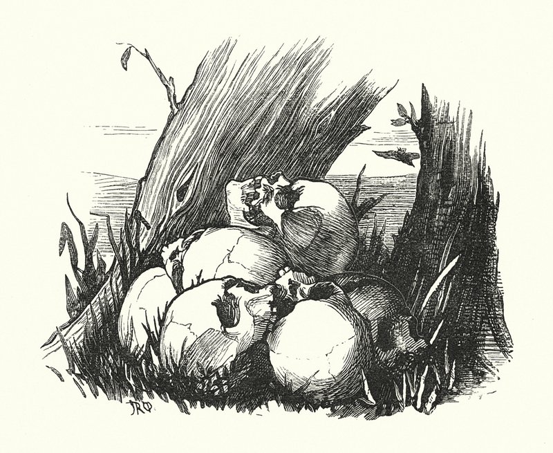 Vignette, Die Feinde Roms von John Reinhard Weguelin