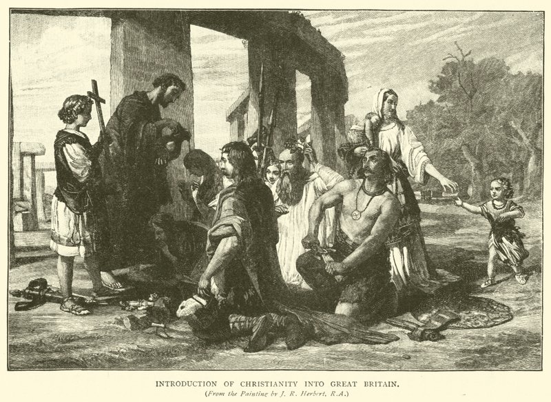 Einführung des Christentums in Großbritannien von John Rogers Herbert