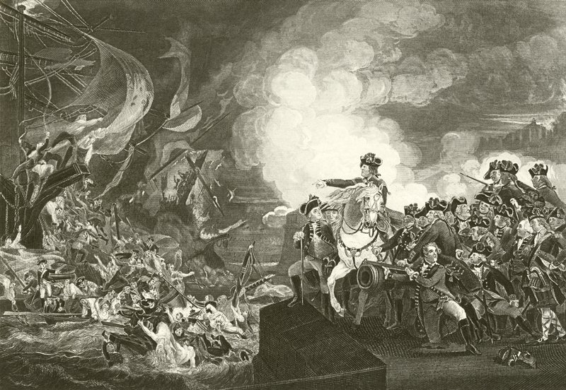 Die Belagerung von Gibraltar von John Singleton Copley