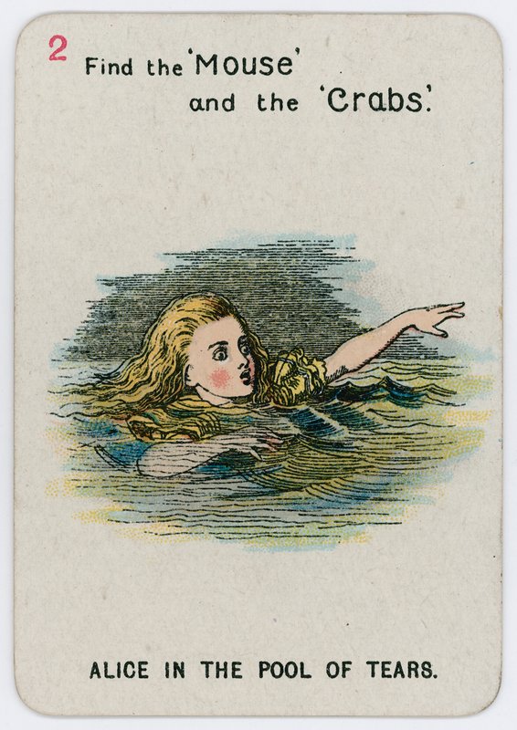 Alice im Tränenmeer von John Tenniel
