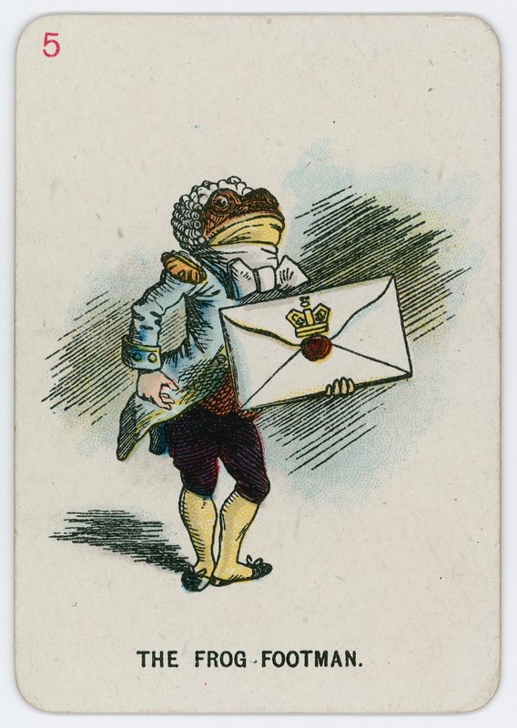 Der Frosch-Fußmann von John Tenniel