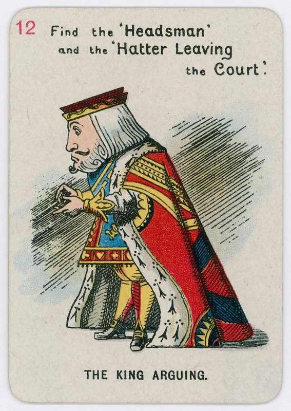 Der König argumentiert von John Tenniel