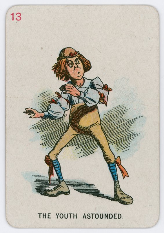 Der erstaunte Jüngling von John Tenniel