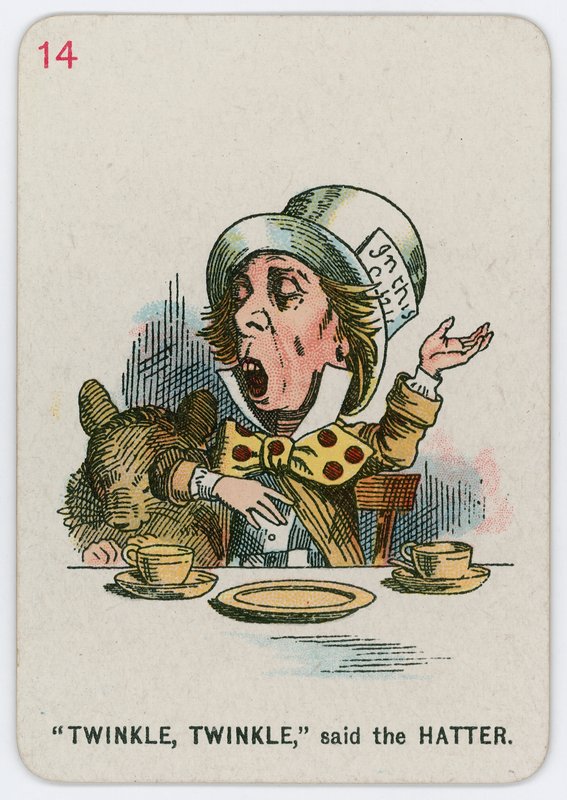 Twinkle, Twinkle, sagte der Hutmacher von John Tenniel