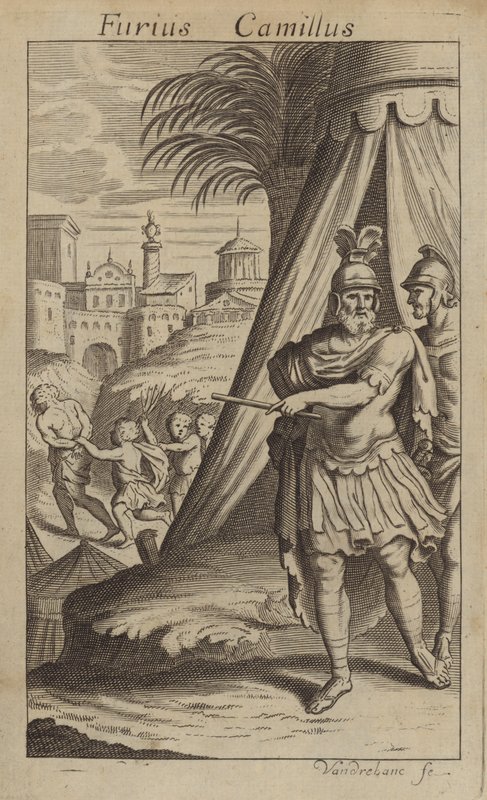 Marcus Furius Camillus, römischer Soldat und Staatsmann von John Vanderbank