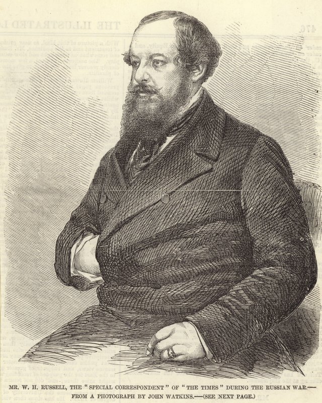 Porträt von Sir William Howard Russell von John Watkins