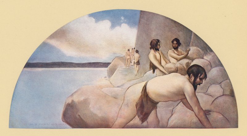 Der Steinhaufen von John White (after) Alexander