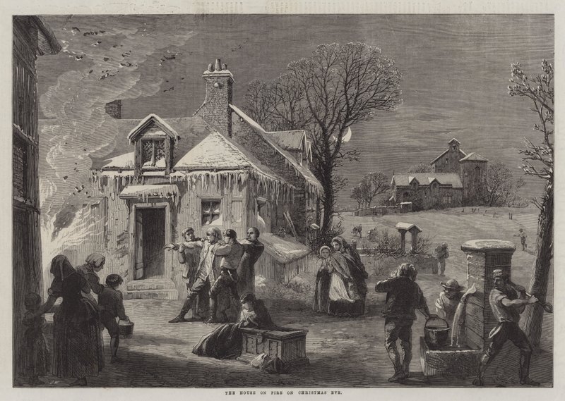Das brennende Haus am Heiligabend von John Williamson