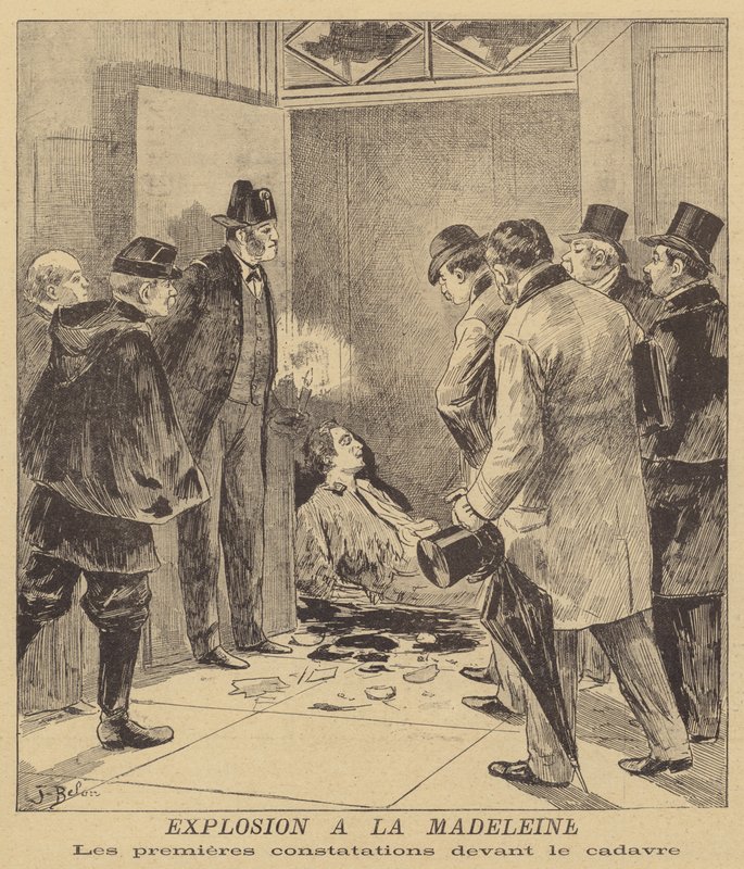 Explosion in La Madeleine von Jose Belon