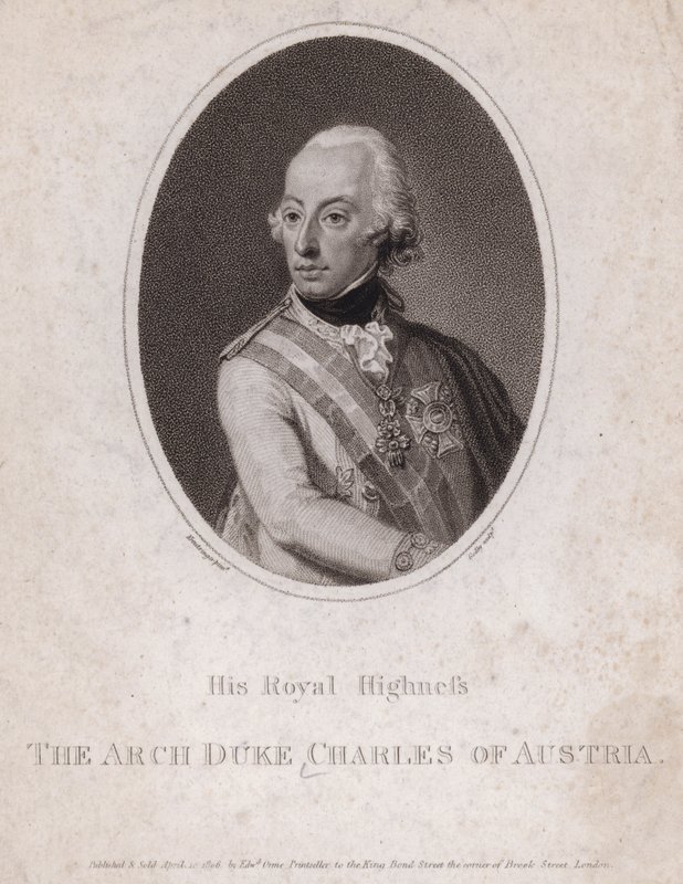 Erzherzog Karl, Herzog von Teschen, österreichischer Soldat von Josef Kreutzinger
