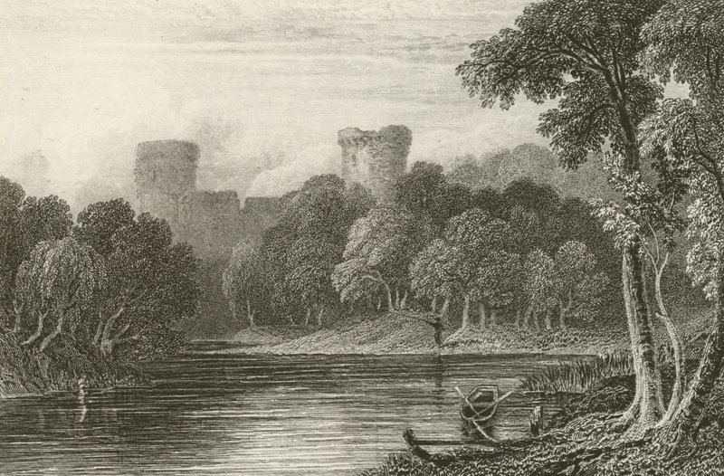 Bothwell Castle, River Clyde von Joseph Bartholomew Kidd