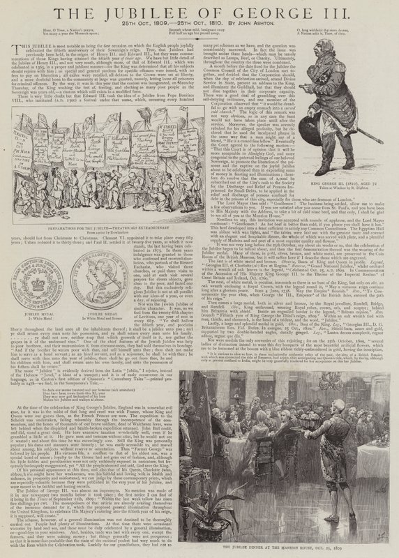 Das Jubiläum von George III von Joseph Finnemore