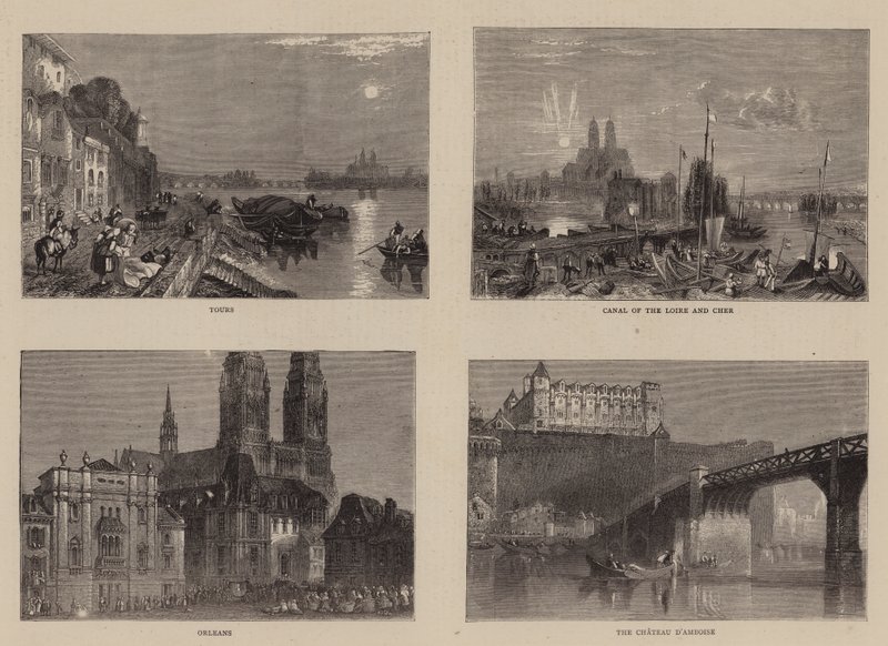 Skizzen an der Loire von Joseph Mallord William Turner