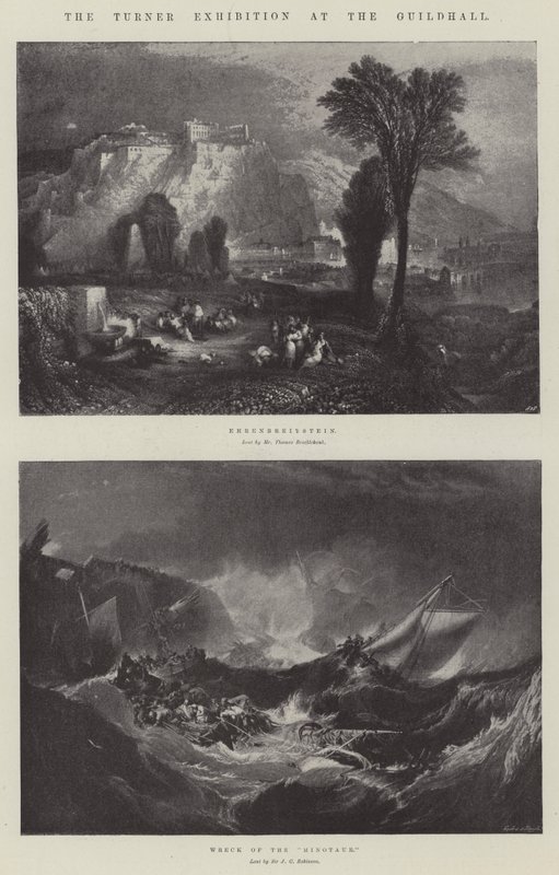 Die Turner-Ausstellung in der Guildhall von Joseph Mallord William Turner